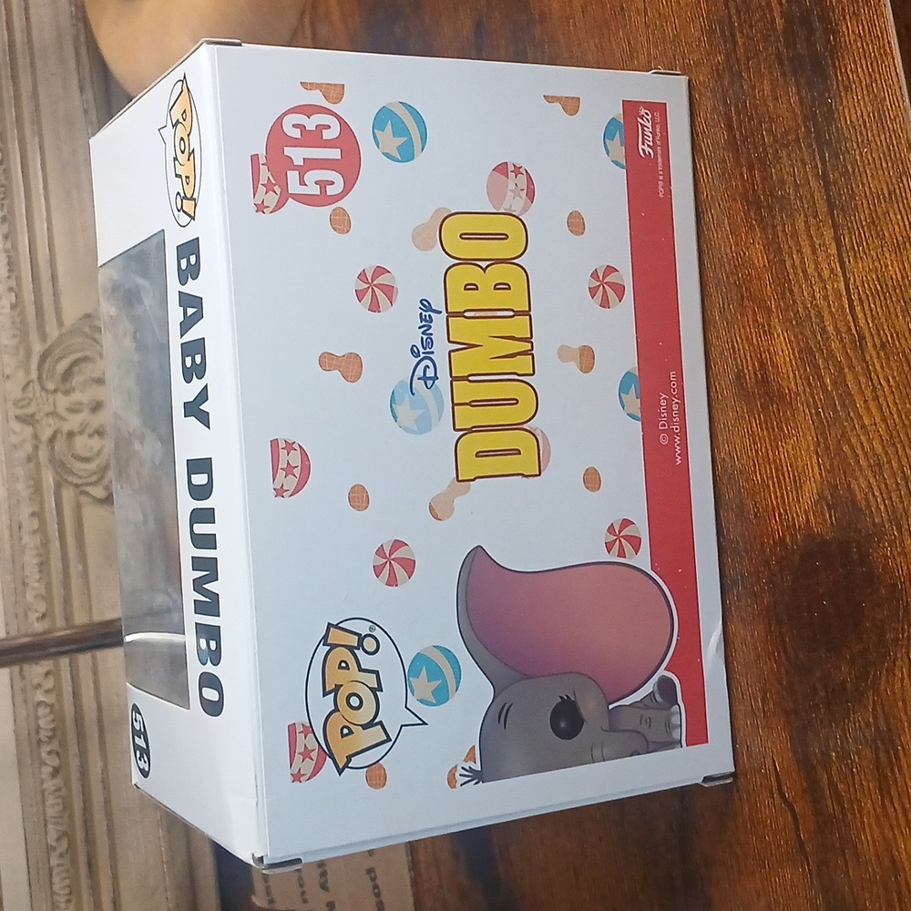 Funko Baby Dumbo Vinyl Figure with Gray and Pink Accents - Picture 5 of 7